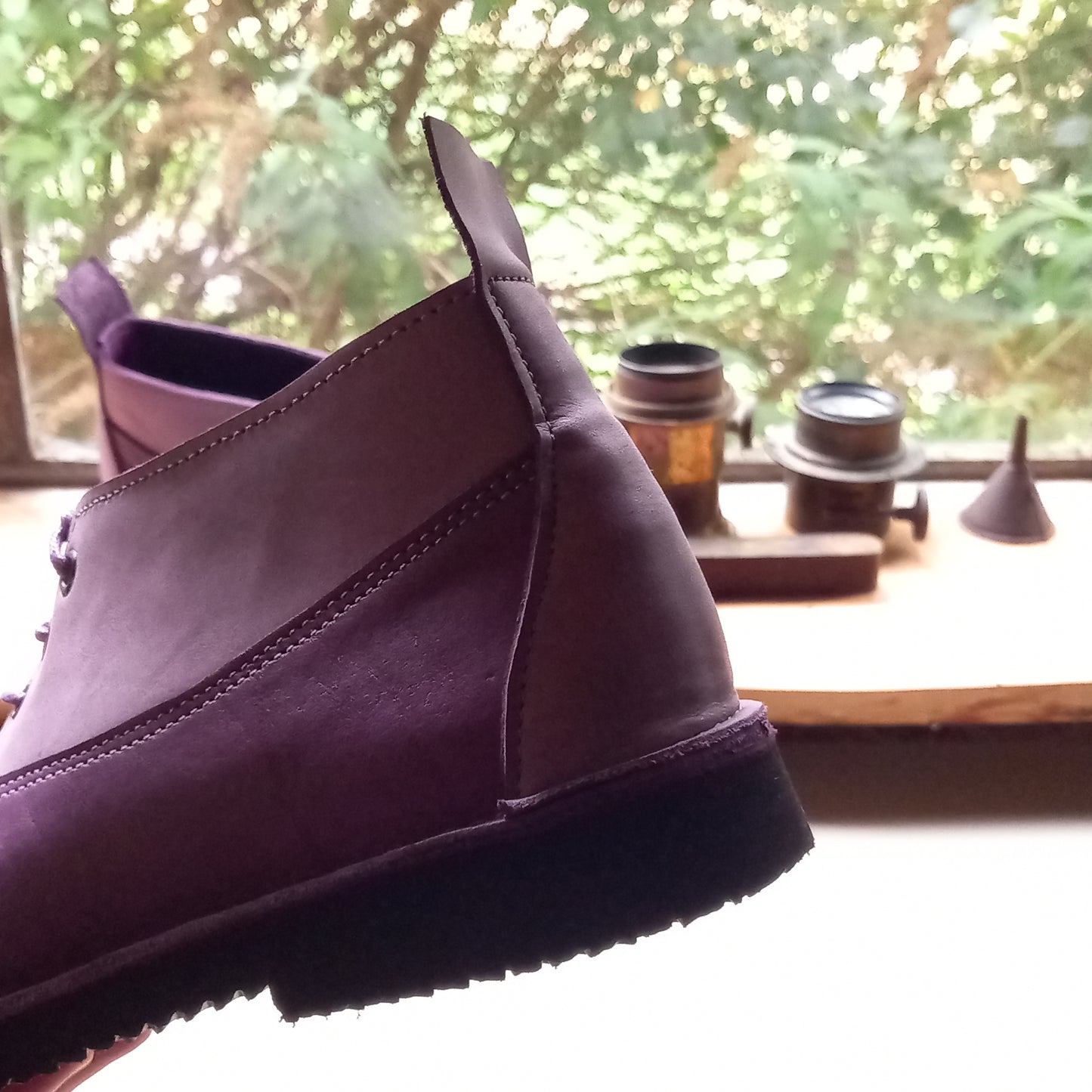 UK 4 - Wisp - Handmade Leather Boots | Short, Cottagecore Style - No.4992