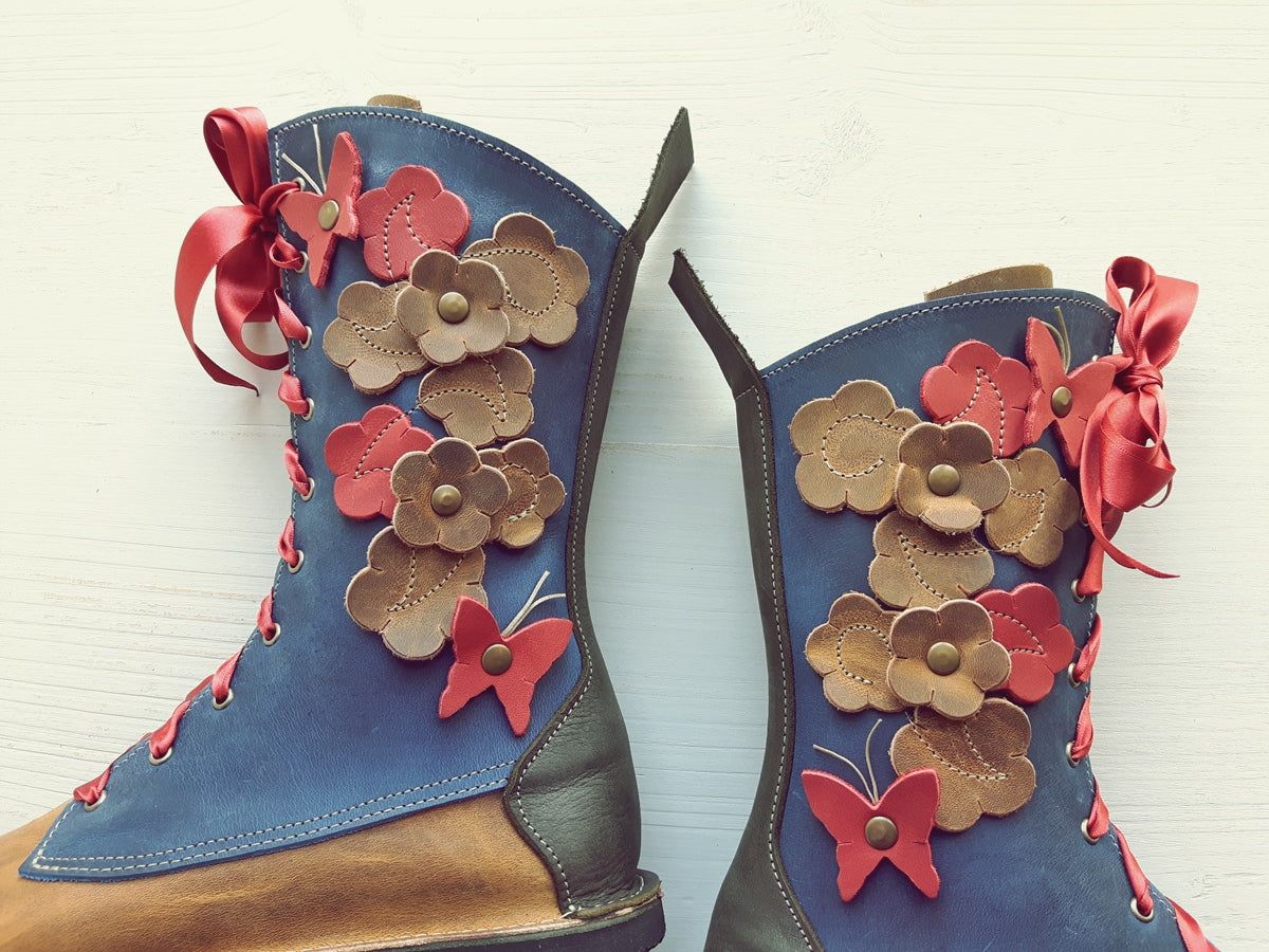 Flutterby | Handmade Woodland Boots