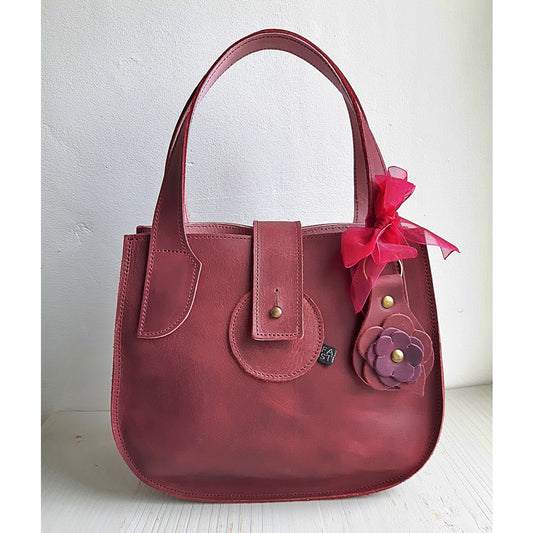 CLEMMIE Keyfob Bag. Plum
