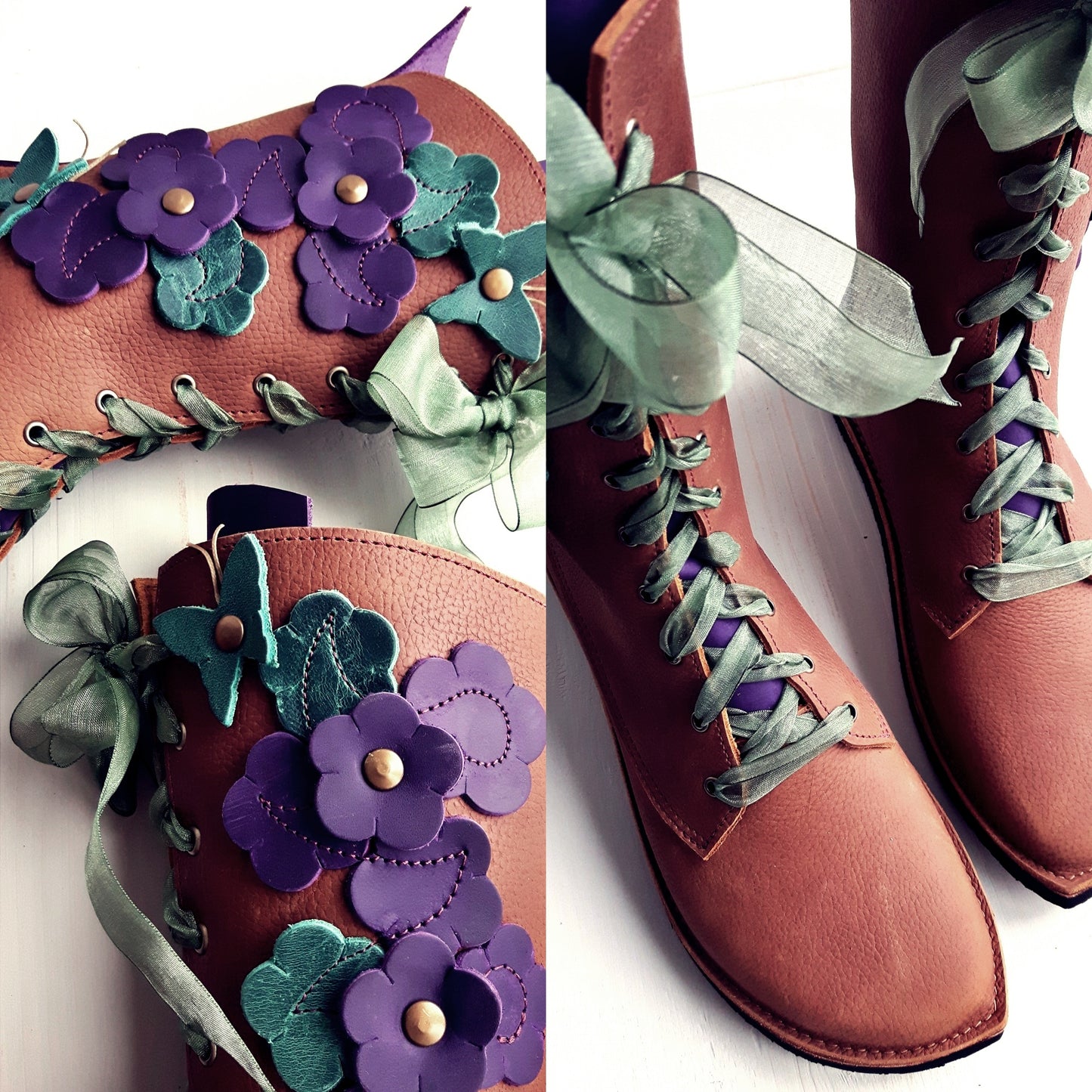 Flutterby | Handmade Woodland Boots
