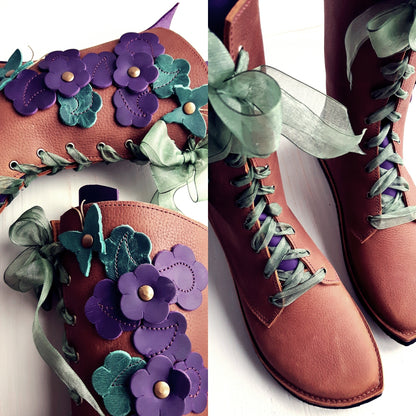 Flutterby | Handmade Woodland Boots