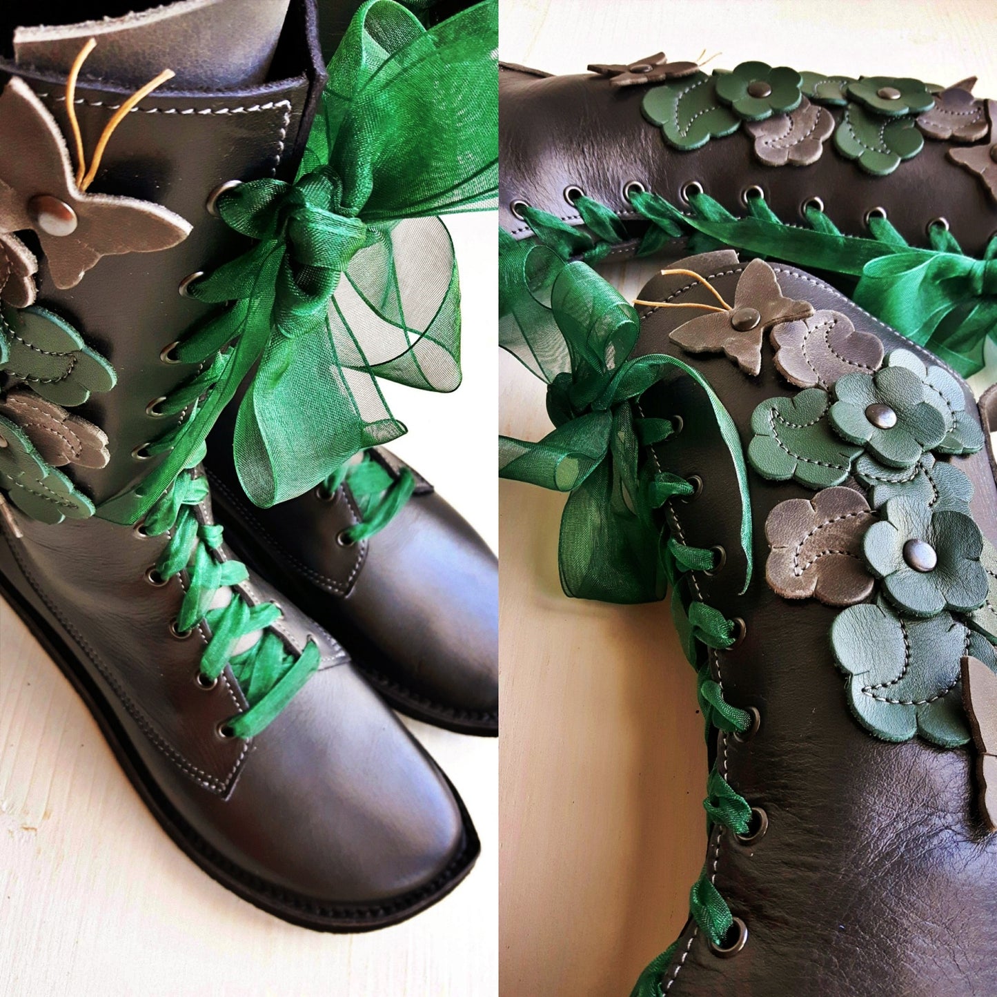 Flutterby | Handmade Woodland Boots