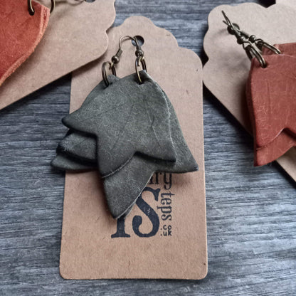 IVY LEAF Earrings. View Stock.