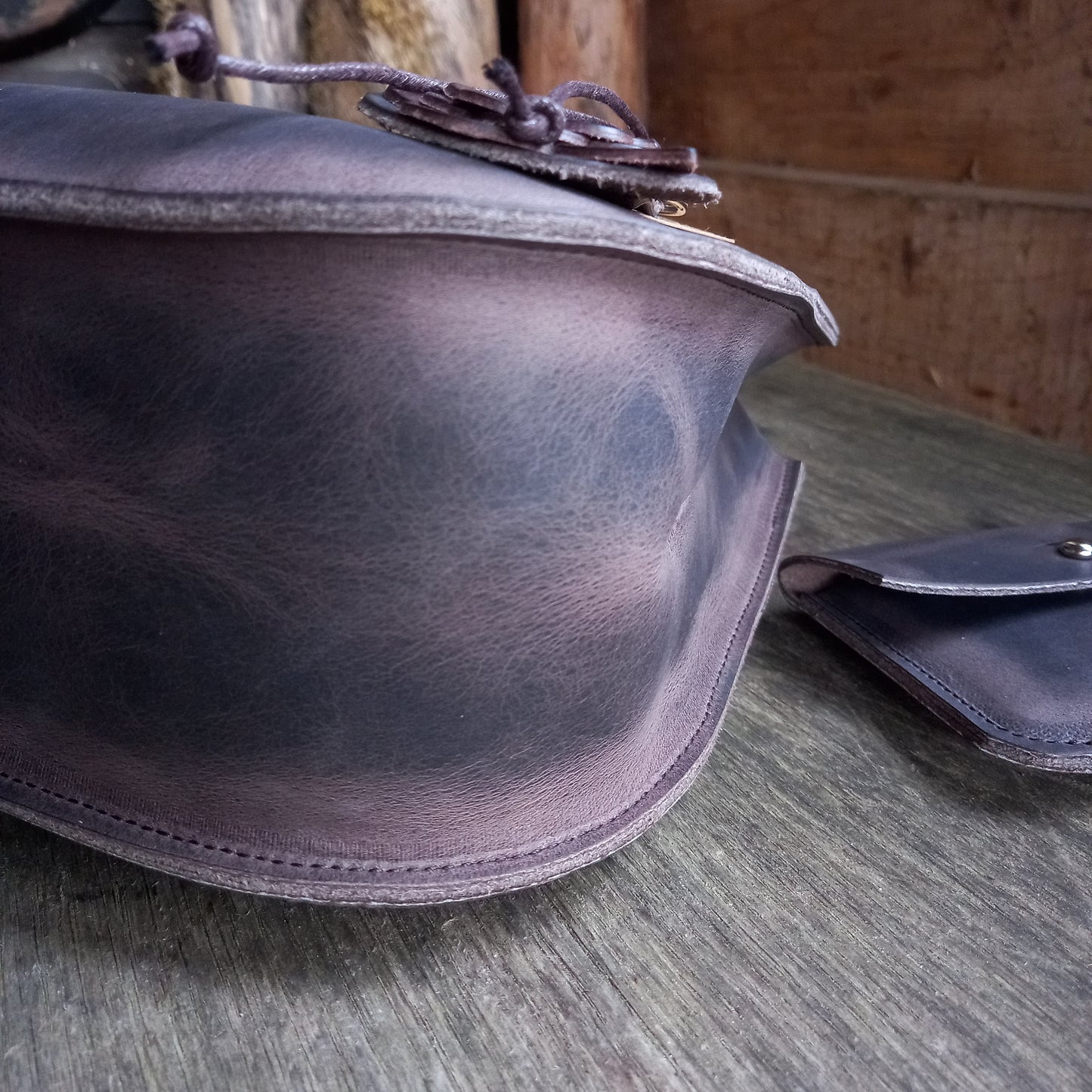 CLEMMIE Keyfob Bag. Coffee