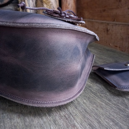 CLEMMIE Keyfob Bag. Coffee