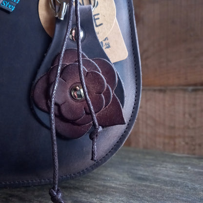 CLEMMIE Keyfob Bag. Coffee