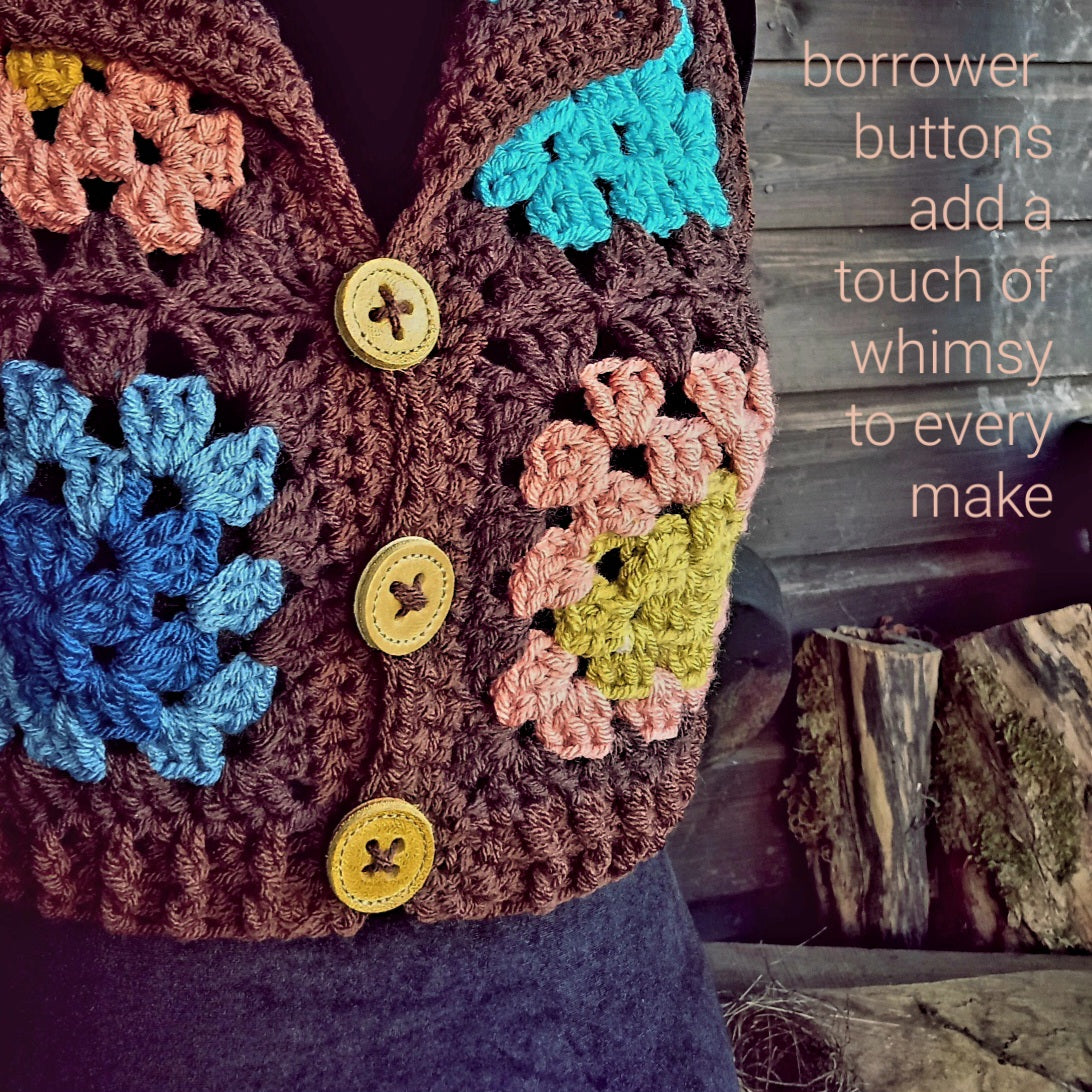 Borrower | Handmade Cottage Buttons