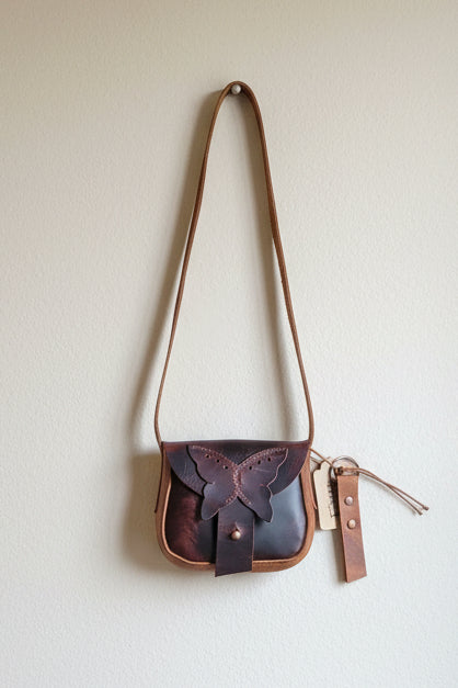 Warble – Leather Crossbody Bag | Dinky Size, Cottagecore Style - No.5134