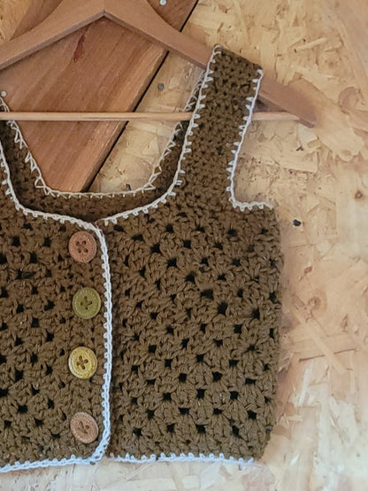 Martha | Handmade Cottage Vest No.5049