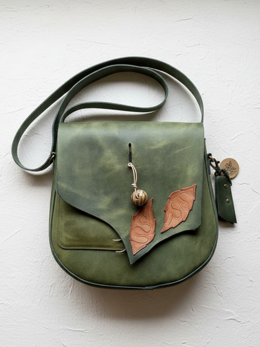 Clock | Handmade Woodland Bag
