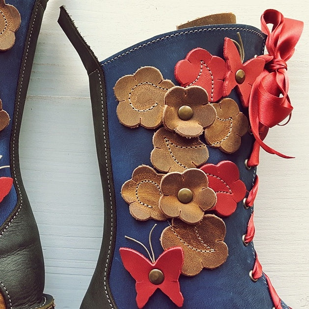 Flutterby | Handmade Woodland Boots