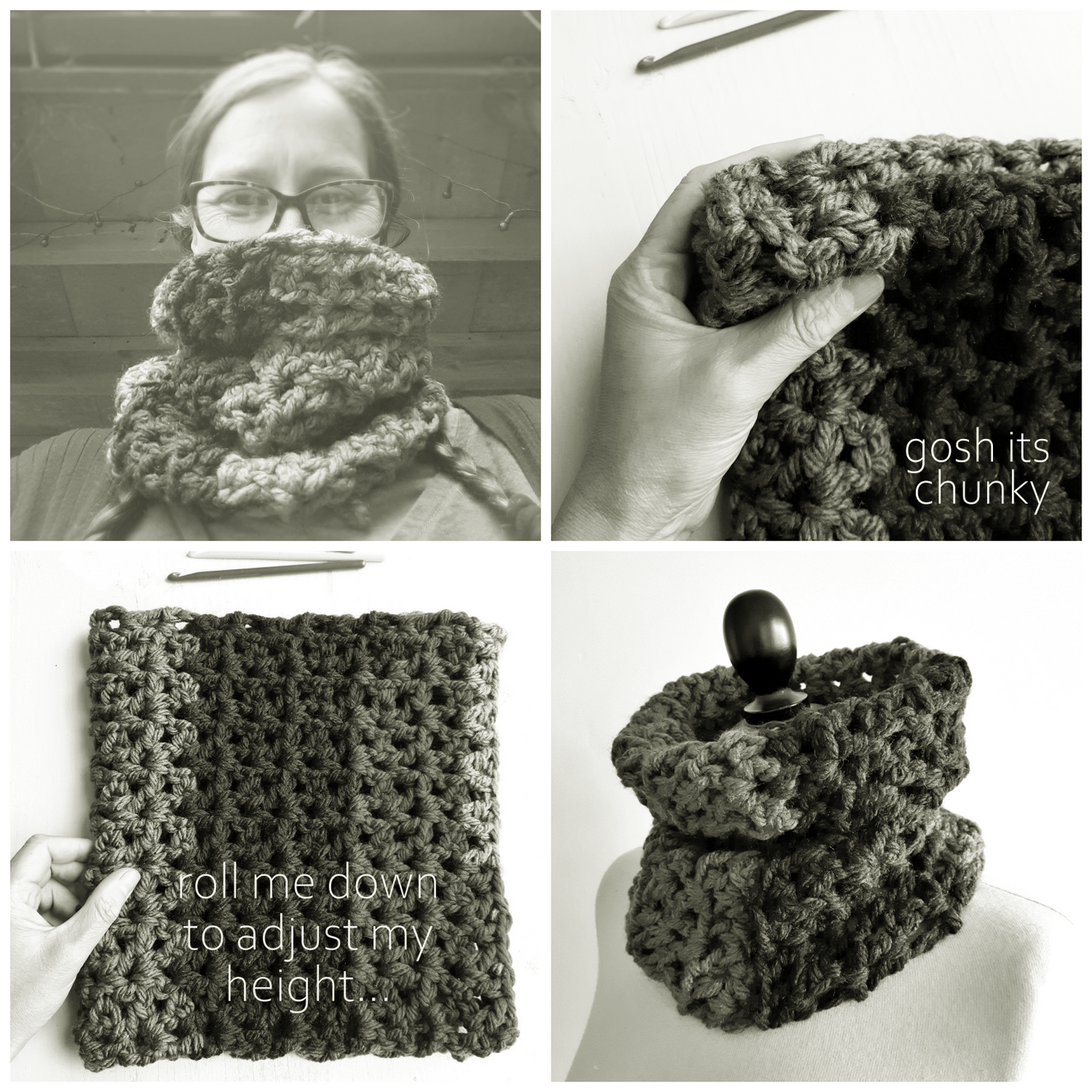 Storm | Handmade Cottage Cowl