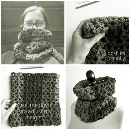 Storm | Handmade Cottage Cowl