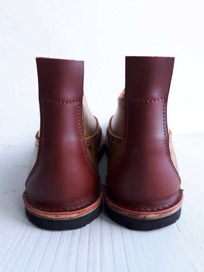 UK 3 - Wisp - Handmade Leather Boots | Short, Cottagecore Style - No.3796