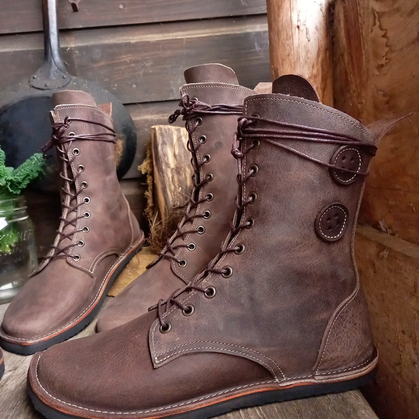 UK 6. Frond Boot. No.4698. Vibram Zero Drop.