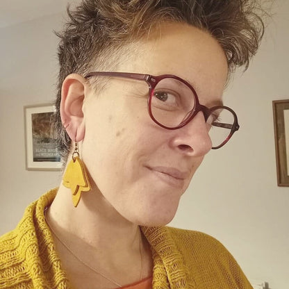 IVY LEAF Earrings. View Stock.