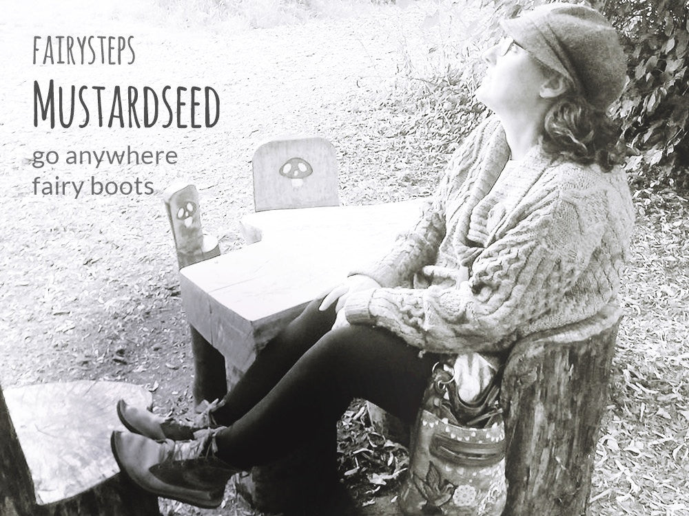 UK 6 - Mustardseed Nettle - Handmade Leather Boots | Short, Woodland Style - No.3212